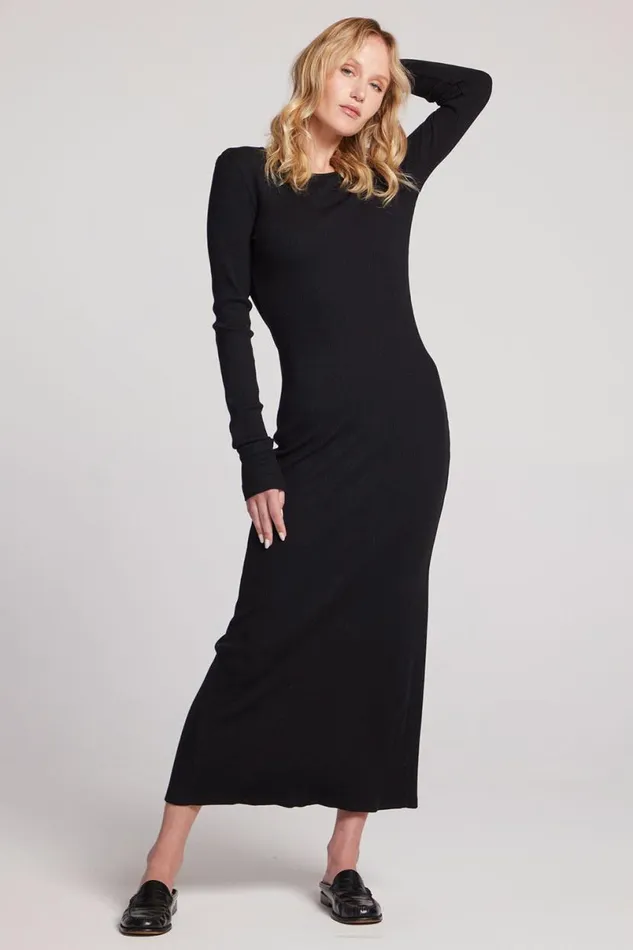 Womens Loungewear Chaser Brand Luna Licorice Maxi Dress