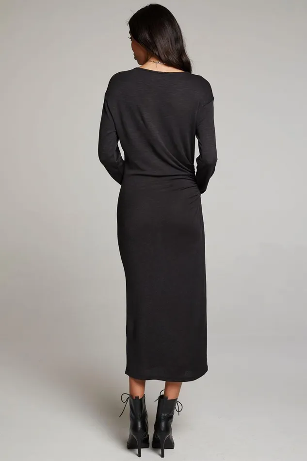 Womens Loungewear Chaser Brand Memory Licorice Midi Dress