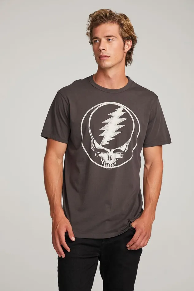 WomensMens Music Chaser Brand Grateful Dead Steal Your Face Mens Tee