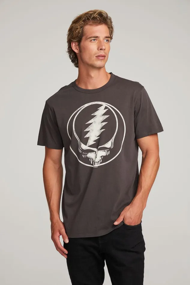 WomensMens Music Chaser Brand Grateful Dead Steal Your Face Mens Tee