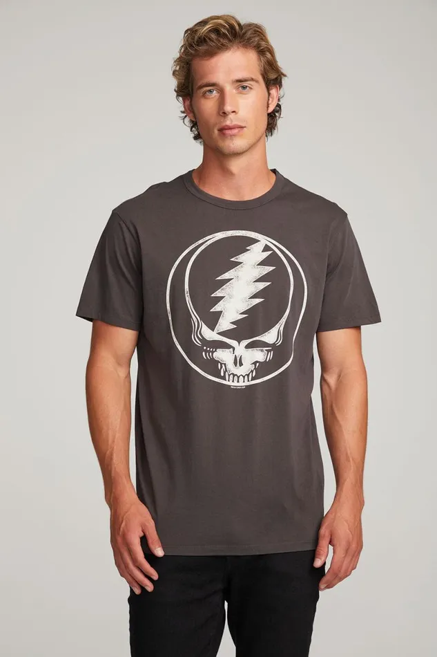 WomensMens Music Chaser Brand Grateful Dead Steal Your Face Mens Tee