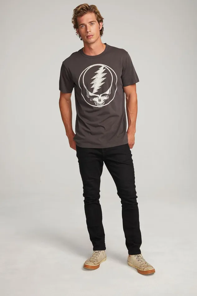 WomensMens Music Chaser Brand Grateful Dead Steal Your Face Mens Tee