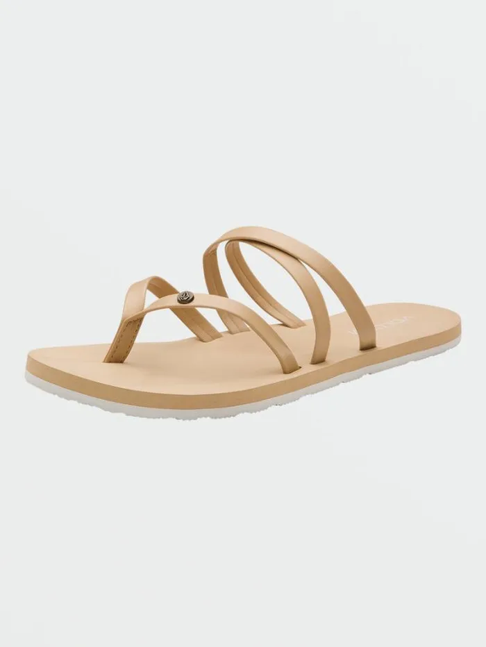 Womens Sandals Volcom Easy Breezy II Sandals 8211 Hazelnut