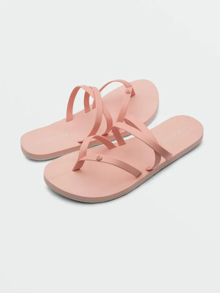 Womens Sandals Volcom Easy Breezy II Sandals 8211 Melon