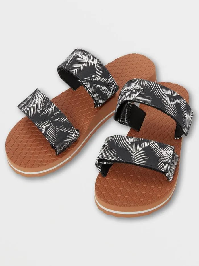Womens Sandals Volcom Eco Recliner Slide 8211 Sand