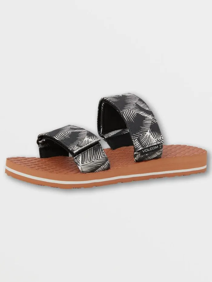 Womens Sandals Volcom Eco Recliner Slide 8211 Sand