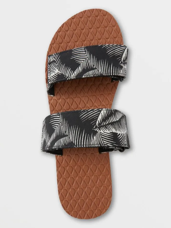 Womens Sandals Volcom Eco Recliner Slide 8211 Sand
