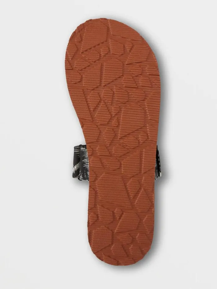 Womens Sandals Volcom Eco Recliner Slide 8211 Sand
