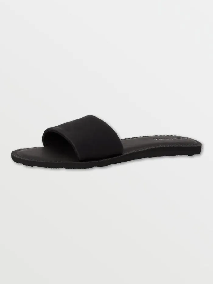 Womens Sandals Volcom Simple Slide Sandals 8211 Black Out