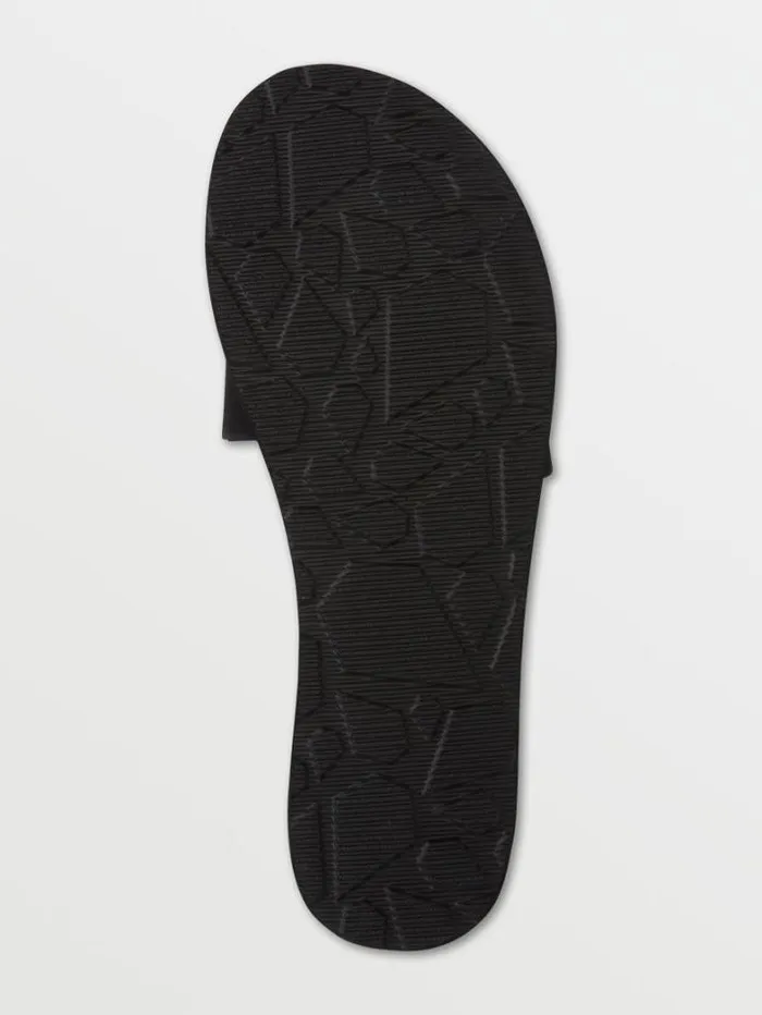 Womens Sandals Volcom Simple Slide Sandals 8211 Black Out
