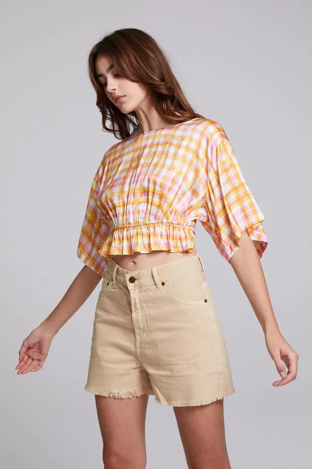 Womens Tops Chaser Brand Cortona Dahlia Blouse