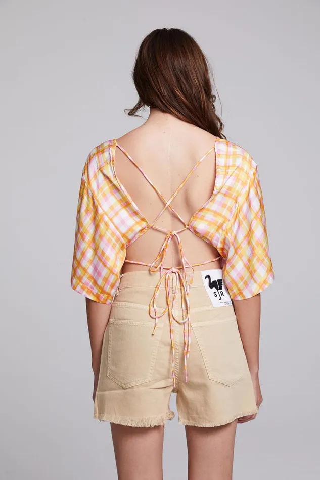 Womens Tops Chaser Brand Cortona Dahlia Blouse