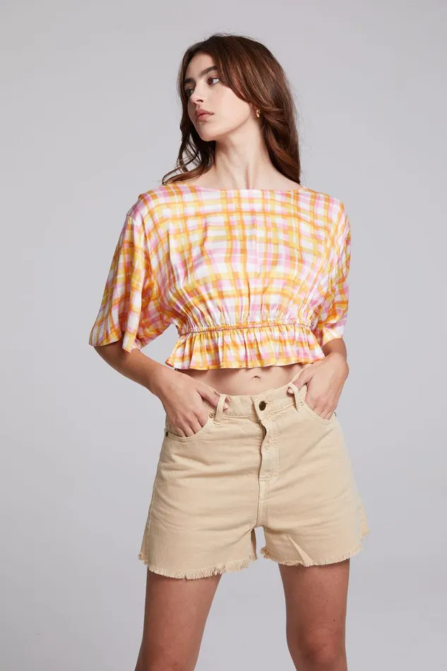 Womens Tops Chaser Brand Cortona Dahlia Blouse