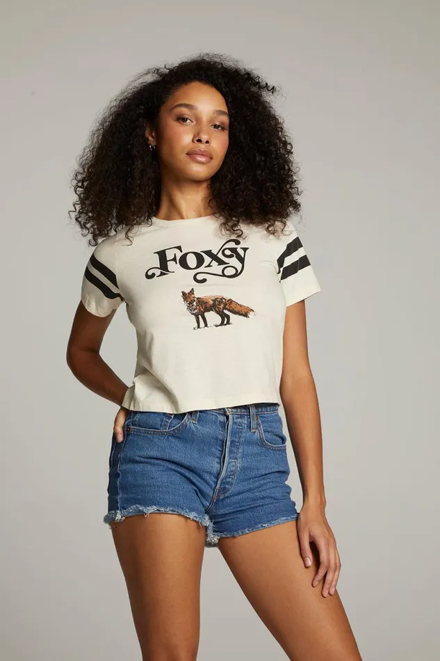 Womens Tops Chaser Brand Foxy Tee