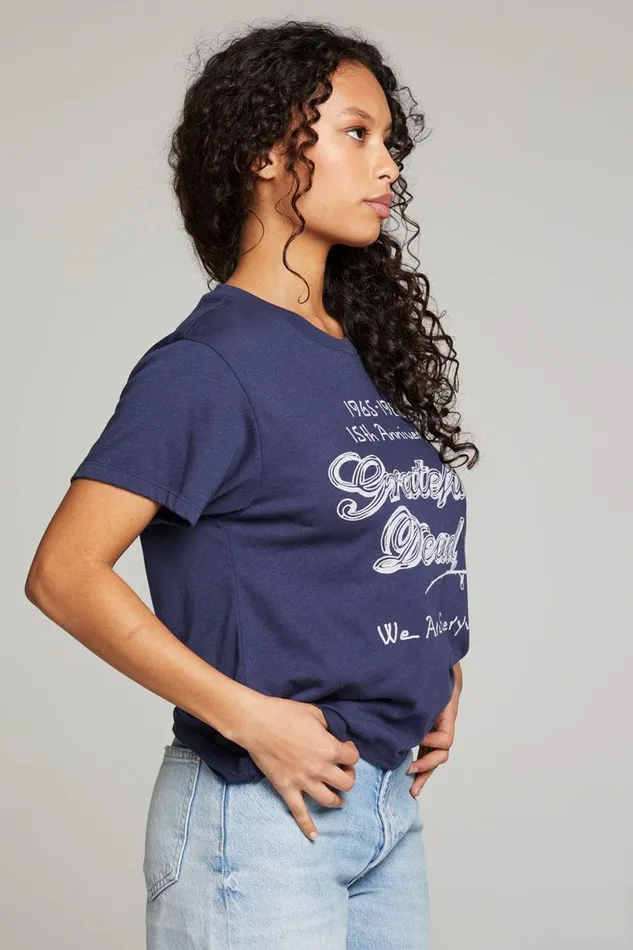 Womens Tops Chaser Brand Grateful Dead 15th Anniversary Tour Tee