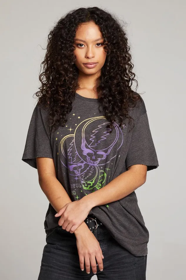 Womens Tops Chaser Brand Grateful Dead Stealies In Space Tee