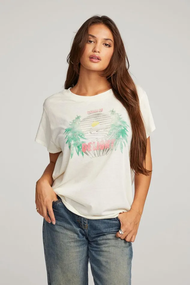 Womens Tops Chaser Brand Hawaiian Delight Tee