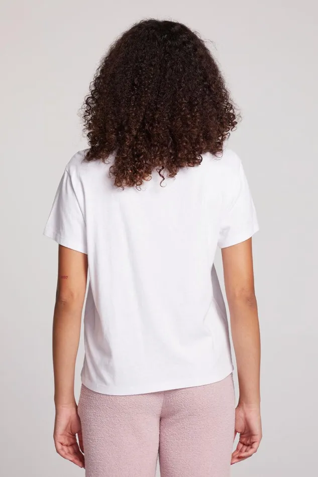 Womens Tops Chaser Brand Heart Tee