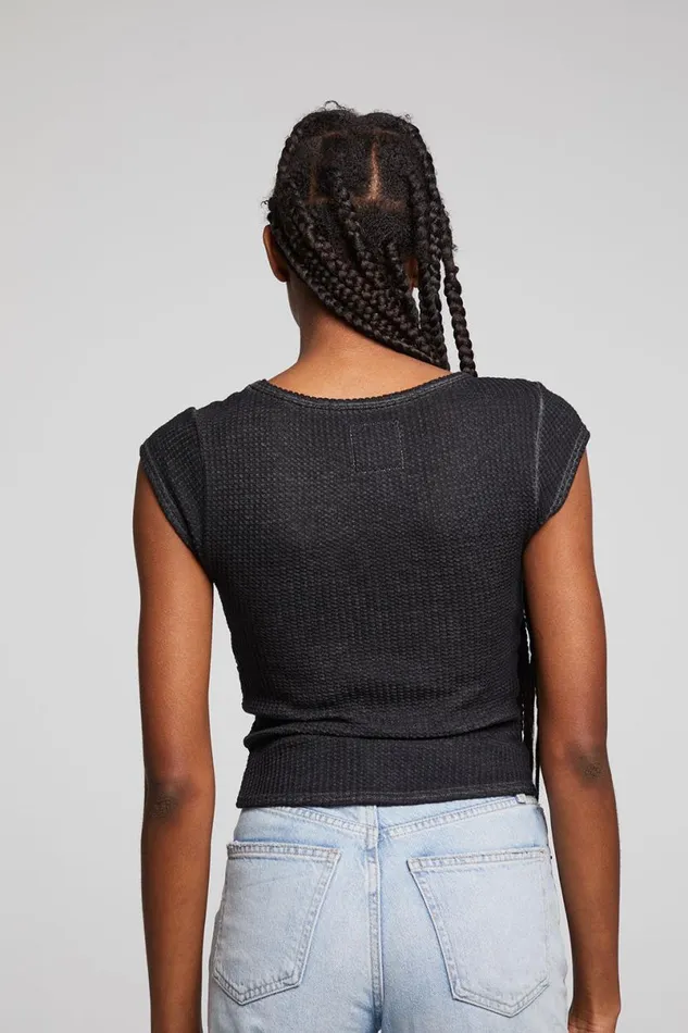 Womens Tops Chaser Brand Page Licorice Tee