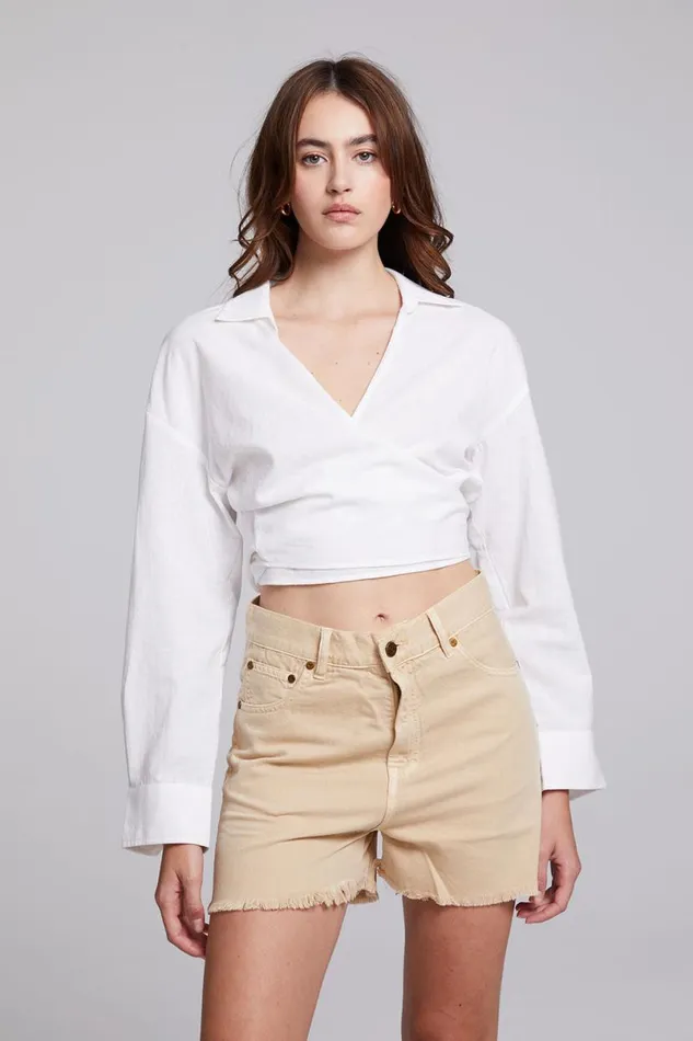 Womens Tops Chaser Brand Portofino White Top