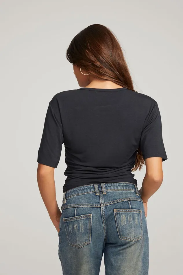 Womens Tops Chaser Brand Rosebud Tee
