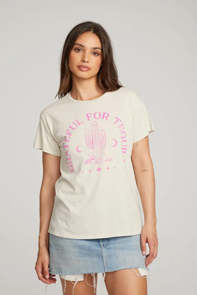 Womens Tops Chaser Brand Tequila Tee
