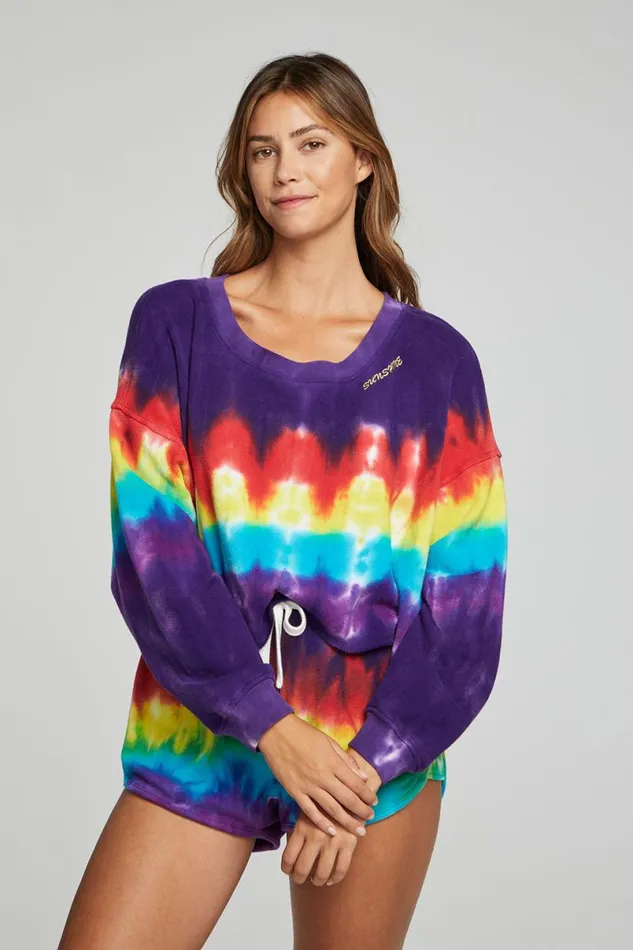 Womens Tops Chaser Brand Zodiac Pullover