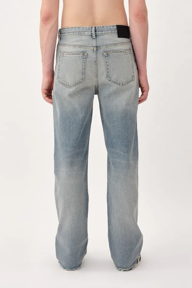 Wonhundred Jeans Men Genoa Broken Medium Blue 8211 Broken Medium Blue