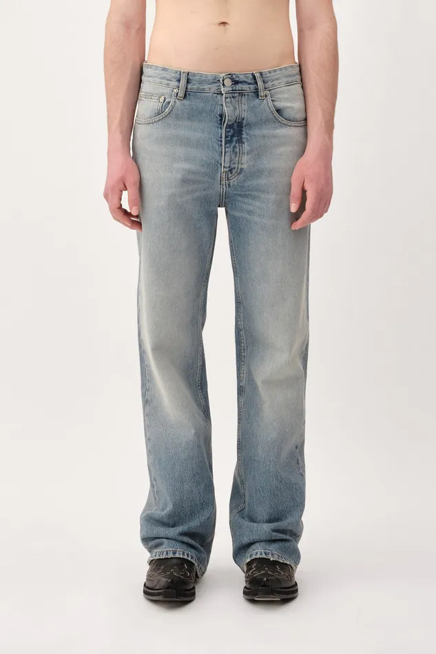 Wonhundred Jeans Men Genoa Broken Medium Blue 8211 Broken Medium Blue