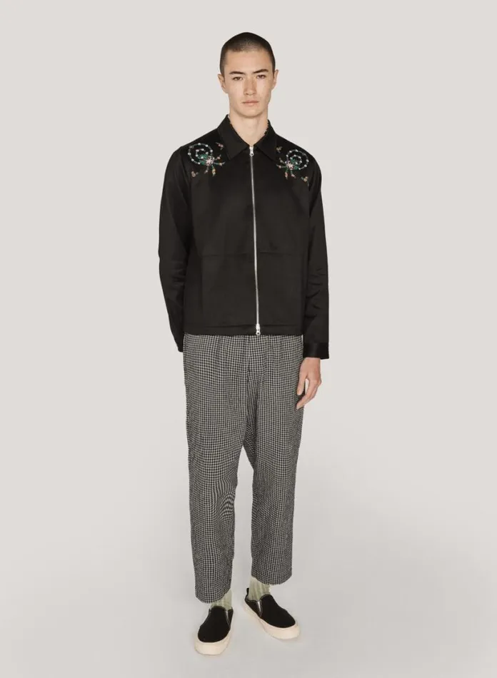 YMC Alva Skate Trouser Black Multi Mens Trousers