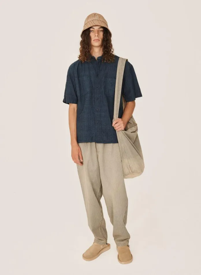YMC Alva Skate Trouser Blue Multi Mens Trousers