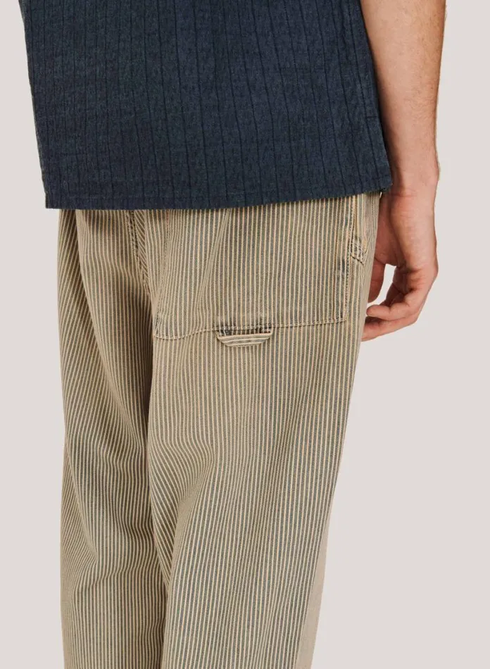 YMC Alva Skate Trouser Blue Multi Mens Trousers