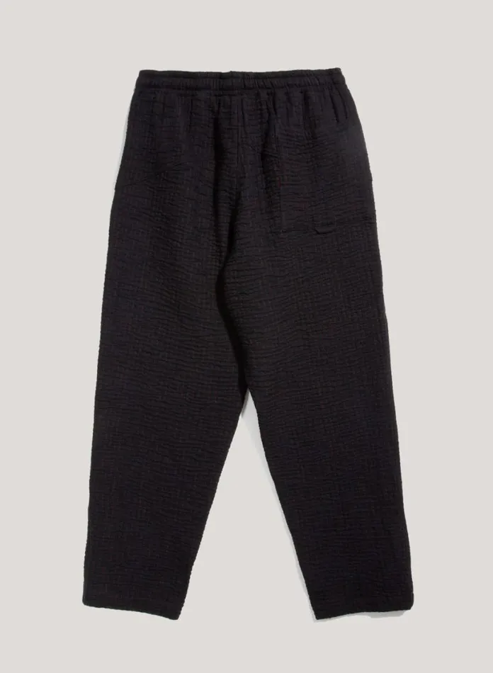 YMC Alva Textured Skate Trouser Black Mens Trousers