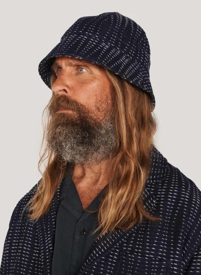 YMC Gilligan Hat Indigo Mens Hats
