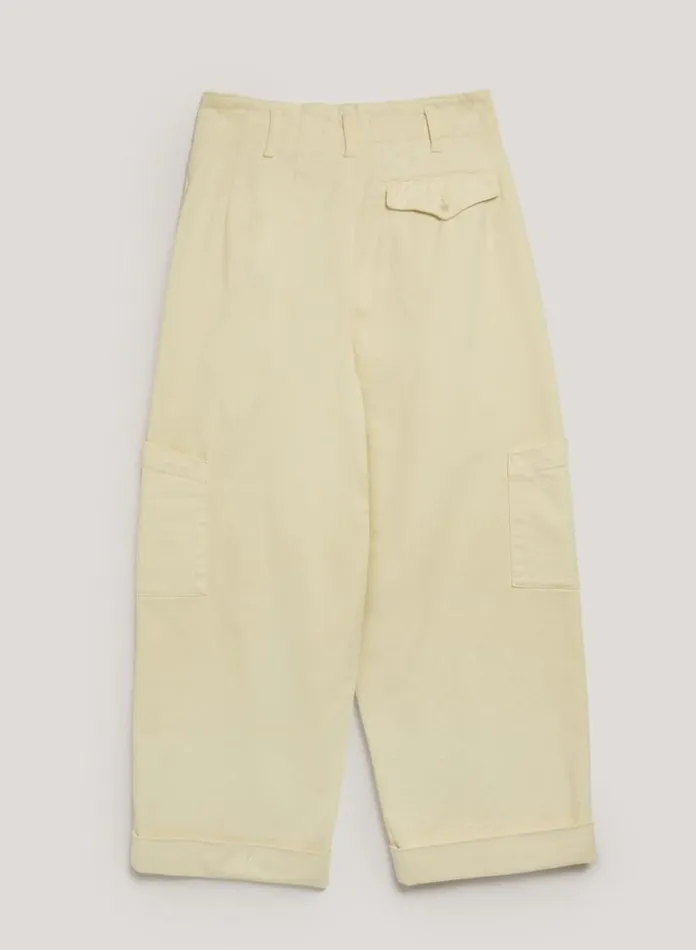 YMC Grease Trouser Ecru Womens Trousers