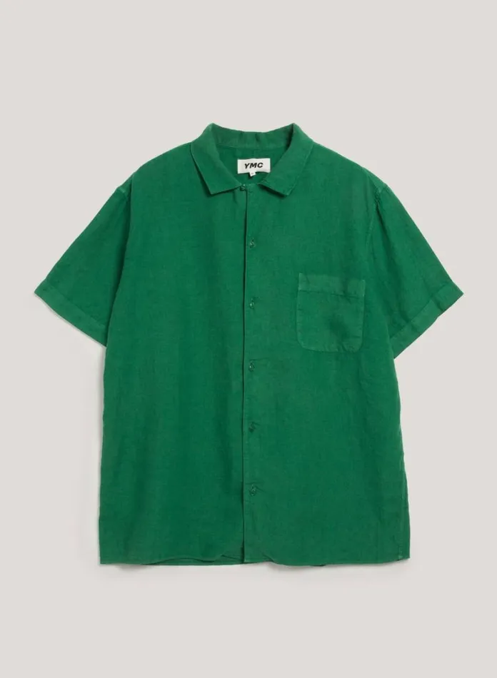 YMC Malick Shirt Green Mens Shirts