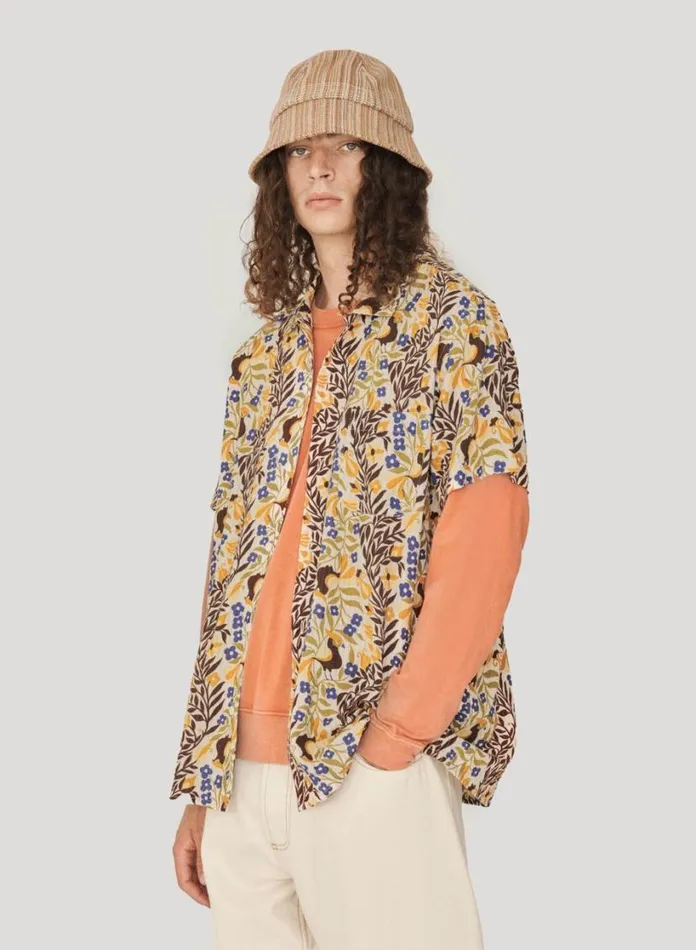 YMC Malick Shirt Multi Mens Shirts