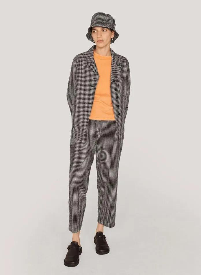YMC Market Trouser Black Multi Womens Trousers