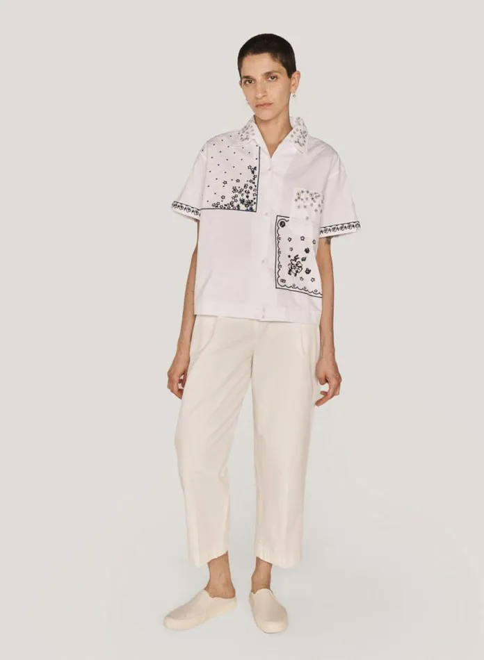 YMC Market Trouser Ecru Womens Trousers