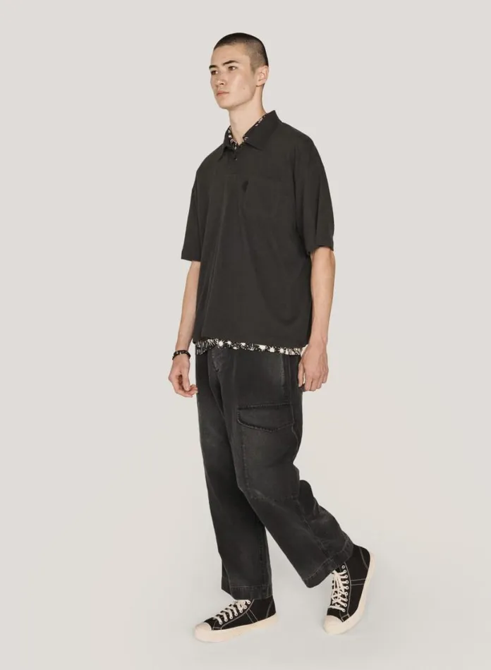 YMC Military Trouser Black Mens Trousers