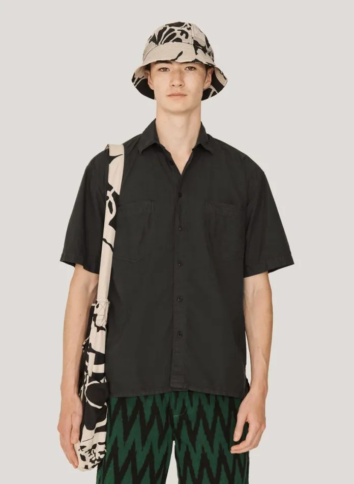 YMC Mitchum Shirt Black Mens Shirts