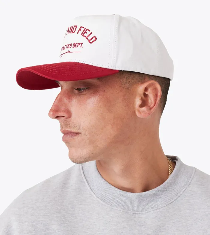 Zanerobe Accessories Men Ath Snapback Vintage WhiteCherry