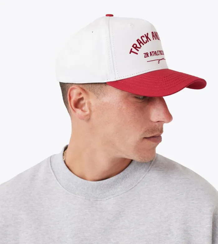 Zanerobe Accessories Men Ath Snapback Vintage WhiteCherry