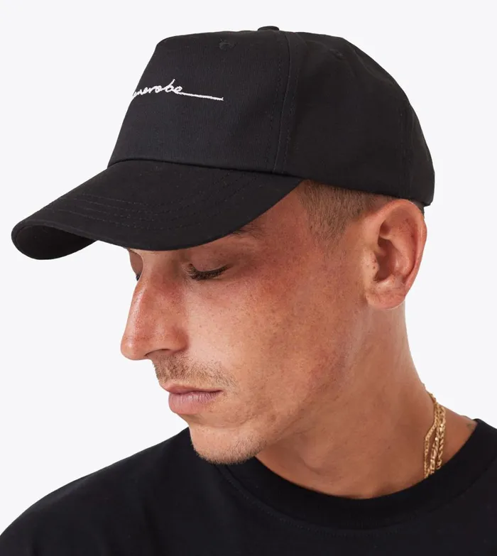 Zanerobe Accessories Men Script Snapback Black