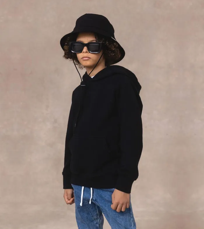 Zanerobe Kids Men Kids Orgo Hoody Black