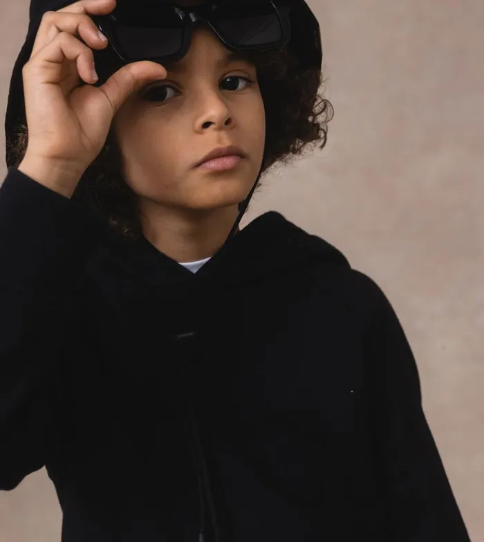 Zanerobe Kids Men Kids Orgo Hoody Black