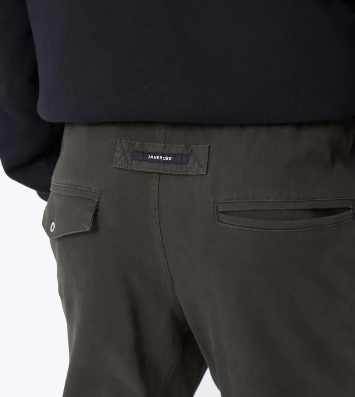 Zanerobe Pants Men Sureshot Jogger Dk Army