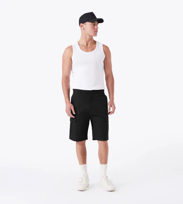 Zanerobe Shorts Men Box Cargo Short Black