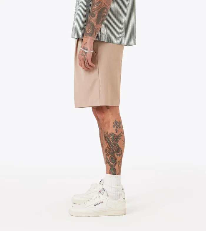 Zanerobe Shorts Men Herringbone Flow Short Beige