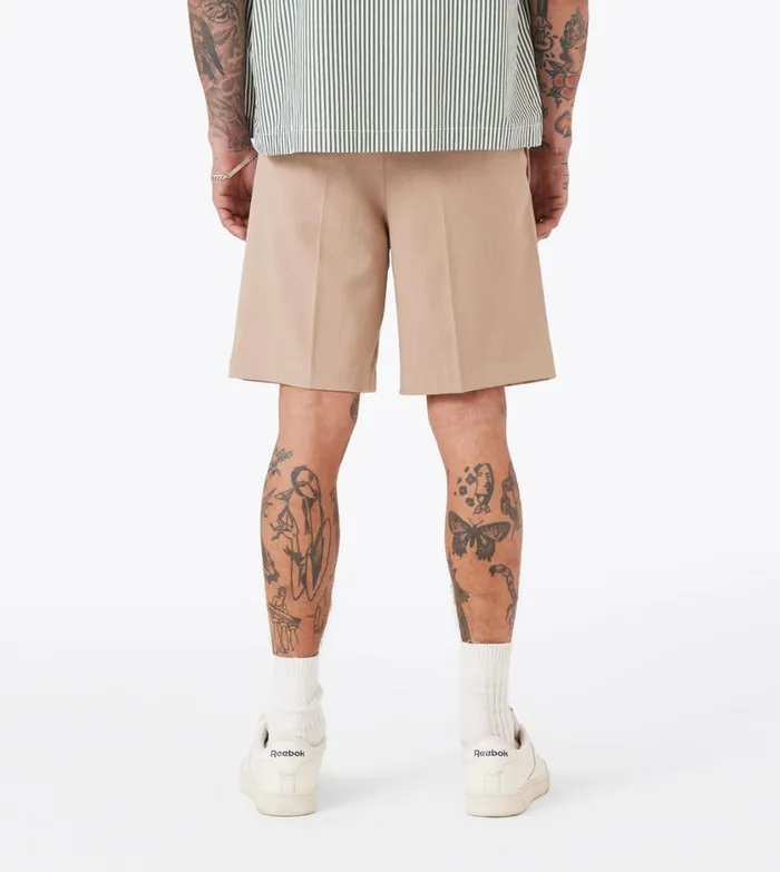 Zanerobe Shorts Men Herringbone Flow Short Beige